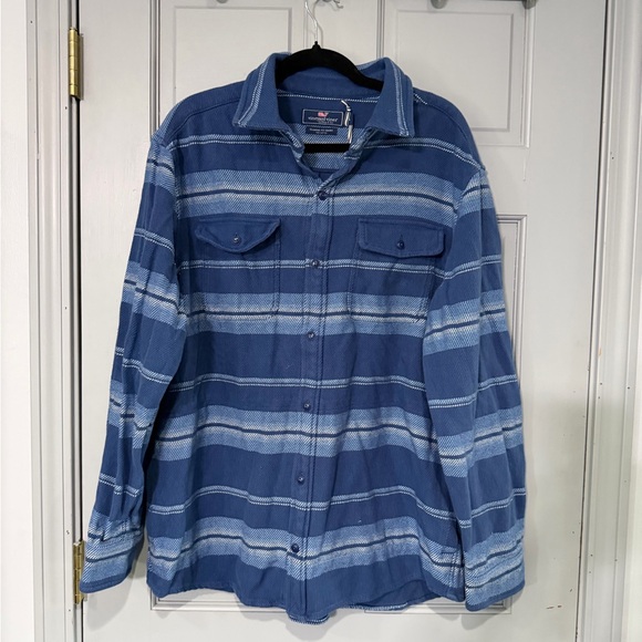 Vineyard Vines Other - Vineyard Vines Men's Blue Plaid Shirt Jacket